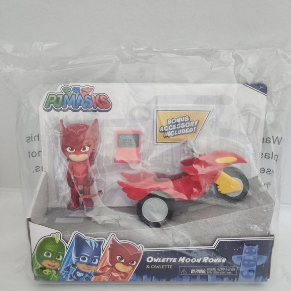 PJ Masks Owlette Moon Rover Vehicle & Owlette + Bonus Accessory by Just Play New - Picture 2 of 7